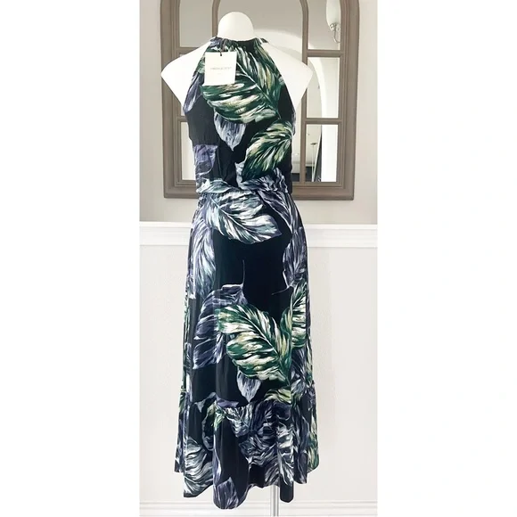 Anthropologie’s Cynthia Rowley Tiered Halter Maxi Dress Size S New w/Tag - Picture 3 of 10